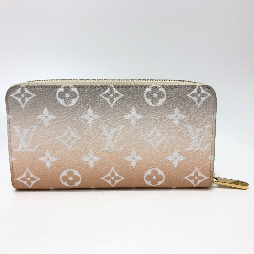 LOUIS VUITTON M80359 Monogram Giant Gradient Zippy Wallet, Long Wallet with Round Zipper, Monogram Giant Canvas, Women's, Blue Orange