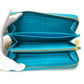 LOUIS VUITTON M81512 Monogram Embossed Zippy Wallet, Long Wallet with Round Zipper, Leather, Unisex, Blue