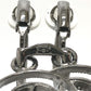 CHANEL CC Coco Mark A17S Metal Earrings, Women's, Black