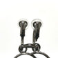 CHANEL CC Coco Mark A17S Metal Earrings, Women's, Black