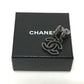 CHANEL CC Coco Mark A17S Metal Earrings, Women's, Black