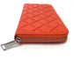 BOTTEGA VENETA 593217 Round Zip Long Wallet Leather Men's Orange