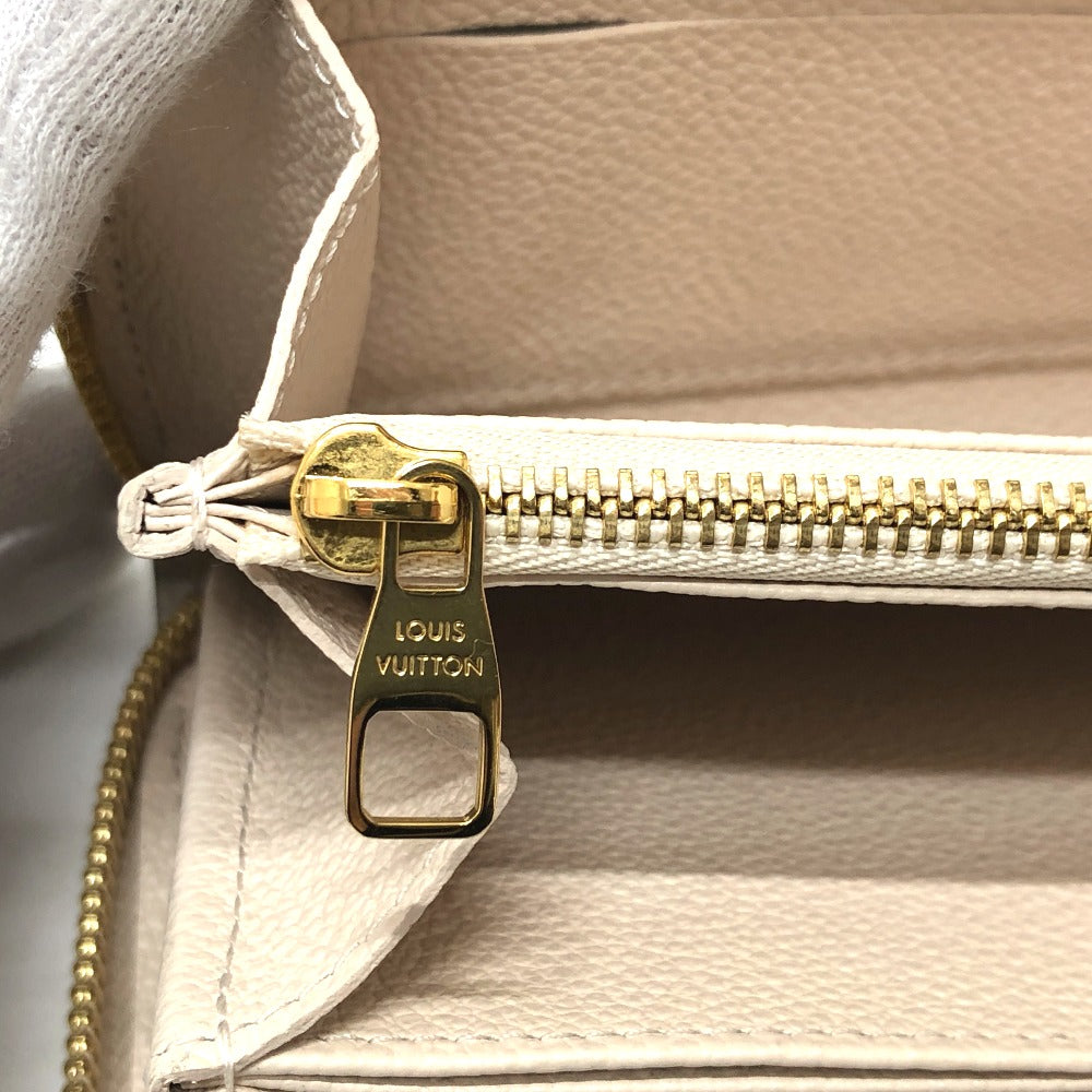LOUIS VUITTON M80402 Monogram Empreinte Zippy Wallet, Long Wallet, Monogram Empreinte Leather, Women's, Beige