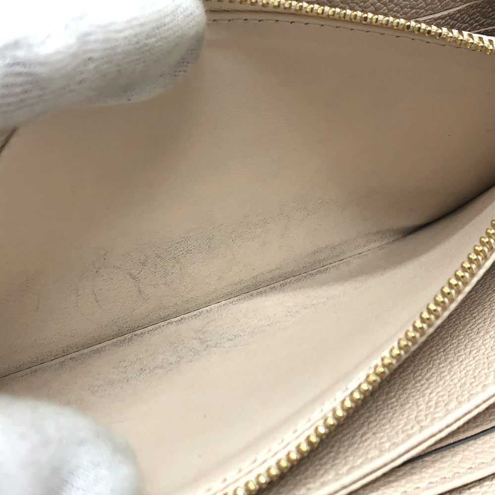 LOUIS VUITTON M80402 Monogram Empreinte Zippy Wallet, Long Wallet, Monogram Empreinte Leather, Women's, Beige