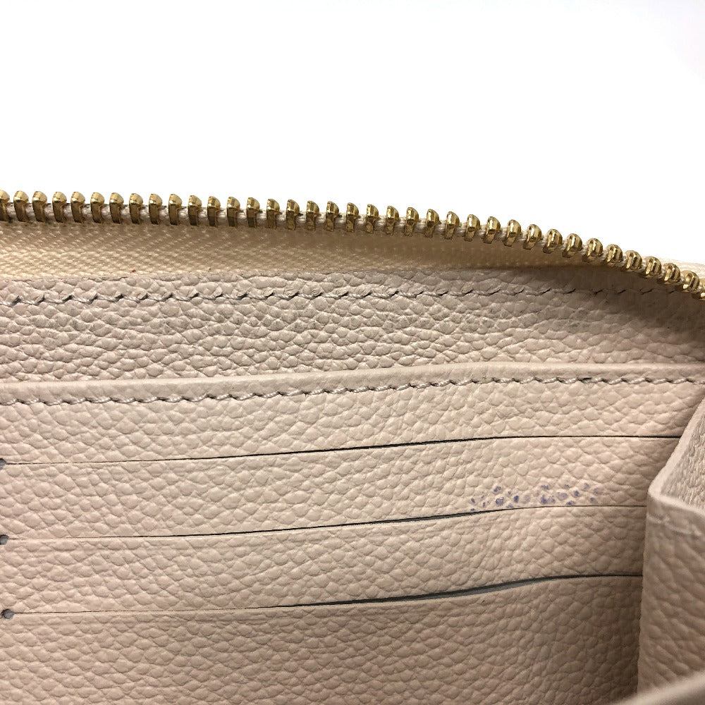 LOUIS VUITTON M80402 Monogram Empreinte Zippy Wallet, Long Wallet, Monogram Empreinte Leather, Women's, Beige
