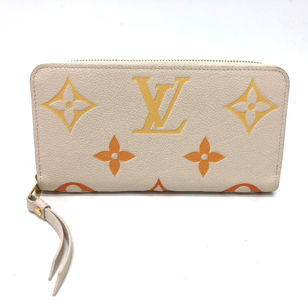 LOUIS VUITTON M80402 Monogram Empreinte Zippy Wallet, Long Wallet, Monogram Empreinte Leather, Women's, Beige