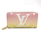 LOUIS VUITTON M80361 Monogram by the Pool Zippy Wallet Long Wallet in Monogram Canvas, Women's, Pink