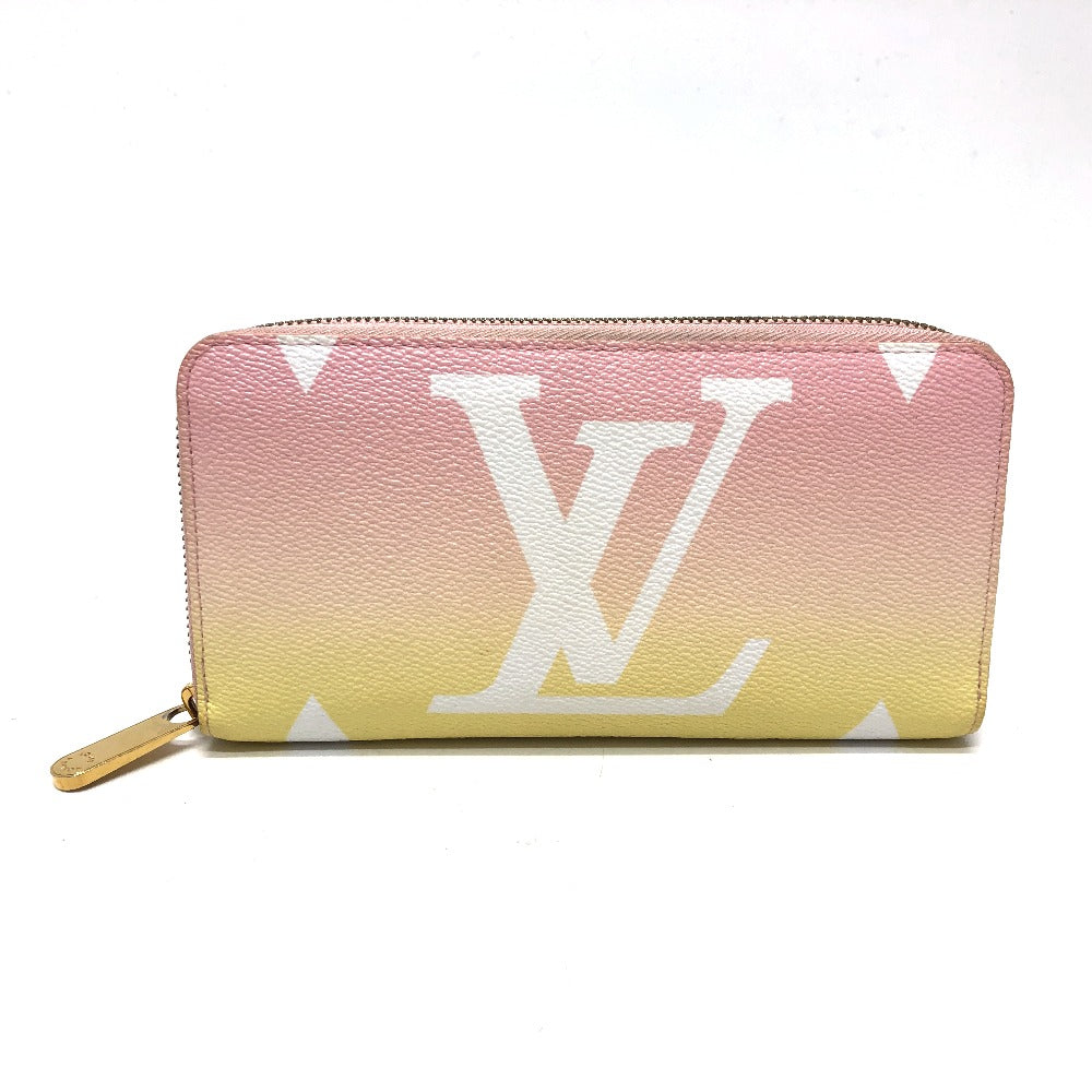 LOUIS VUITTON M80361 Monogram by the Pool Zippy Wallet Long Wallet in Monogram Canvas, Women's, Pink