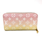 LOUIS VUITTON M80361 Monogram by the Pool Zippy Wallet Long Wallet in Monogram Canvas, Women's, Pink