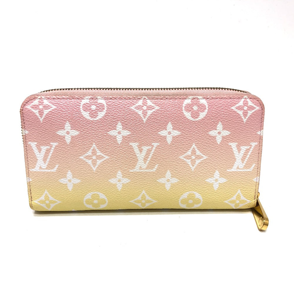 LOUIS VUITTON M80361 Monogram by the Pool Zippy Wallet Long Wallet in Monogram Canvas, Women's, Pink