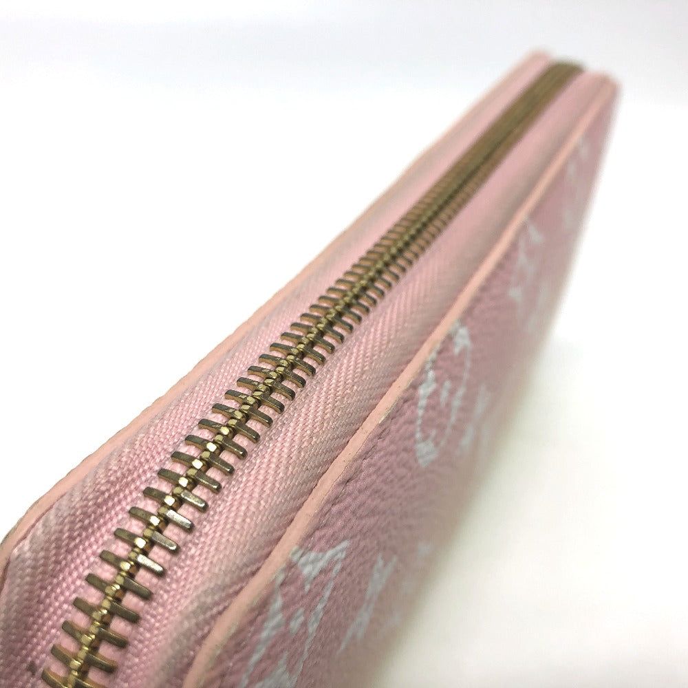 LOUIS VUITTON M80361 Monogram by the Pool Zippy Wallet Long Wallet in Monogram Canvas, Women's, Pink