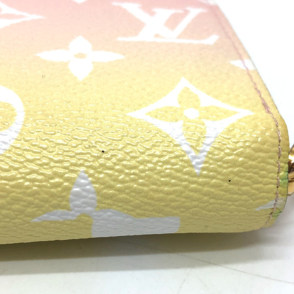 LOUIS VUITTON M80361 Monogram by the Pool Zippy Wallet Long Wallet in Monogram Canvas, Women's, Pink