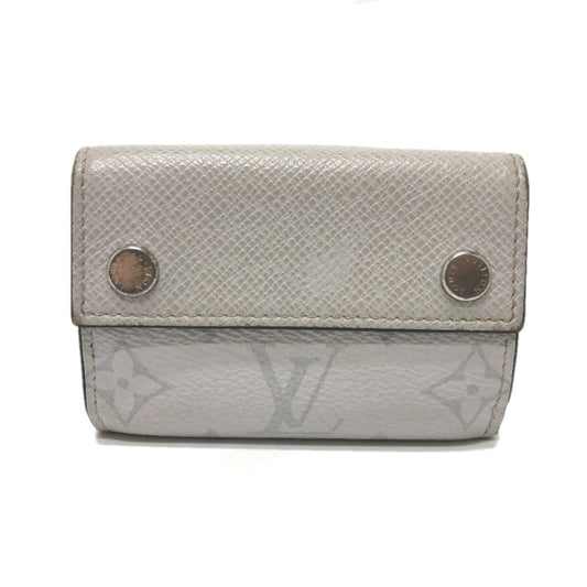LOUIS VUITTON M67621 タイガラマモノグラム ディスカバリー・コンパクト ウォレット 3つ折り財布 モノグラムキャンバス メンズ ホワイト