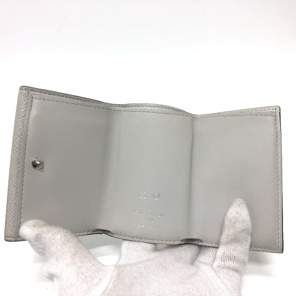 LOUIS VUITTON M67621 Taiga Rama Monogram Discovery Compact Wallet, Tri-fold Monogram Canvas, Men's, White