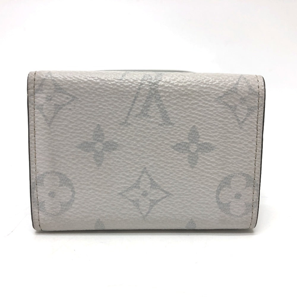 LOUIS VUITTON M67621 Taiga Rama Monogram Discovery Compact Wallet, Tri-fold Monogram Canvas, Men's, White