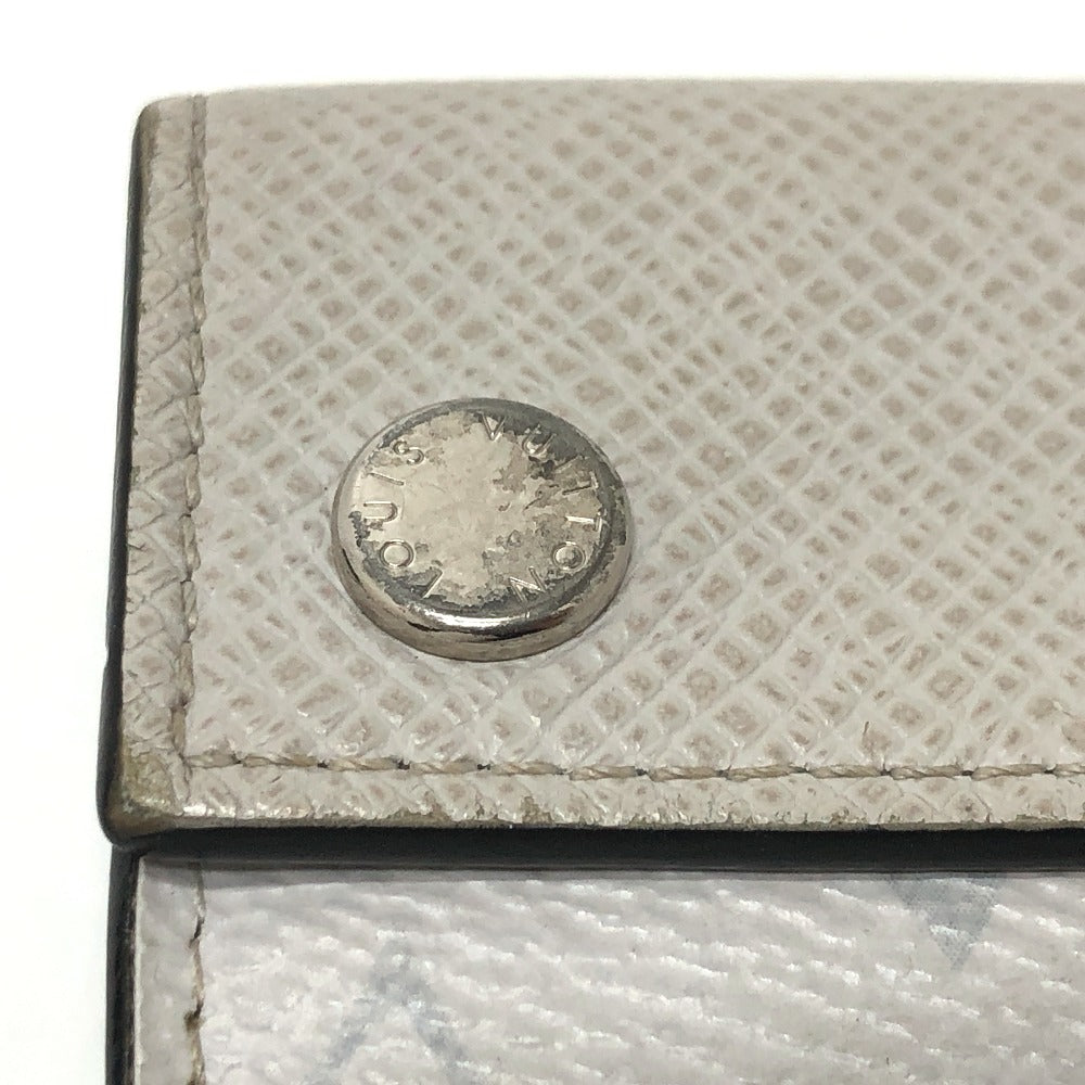 LOUIS VUITTON M67621 Taiga Rama Monogram Discovery Compact Wallet, Tri-fold Monogram Canvas, Men's, White