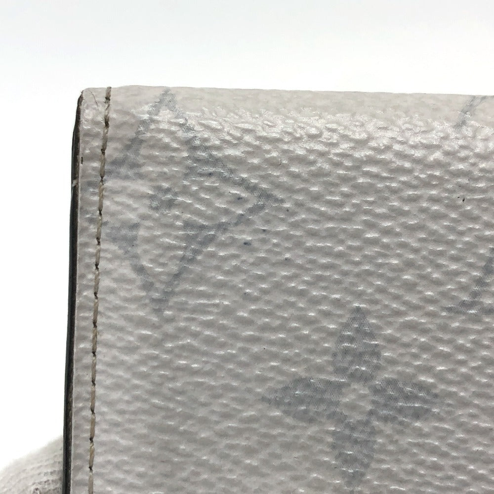 LOUIS VUITTON M67621 Taiga Rama Monogram Discovery Compact Wallet, Tri-fold Monogram Canvas, Men's, White