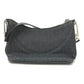 BVLGARI Logomania Handbag in Canvas/Leather, Navy Blue