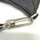 BVLGARI Logomania Handbag in Canvas/Leather, Navy Blue