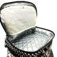 CHANEL Check Coco Mark Cooler Bag, Insulated Shoulder Bag, Canvas, Women's, White