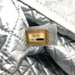 CHANEL Check Coco Mark Cooler Bag, Insulated Shoulder Bag, Canvas, Women's, White