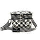 CHANEL Check Coco Mark Cooler Bag, Insulated Shoulder Bag, Canvas, Women's, White