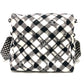 CHANEL Check Coco Mark Cooler Bag, Insulated Shoulder Bag, Canvas, Women's, White
