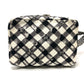 CHANEL Check Coco Mark Cooler Bag, Insulated Shoulder Bag, Canvas, Women's, White