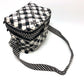 CHANEL Check Coco Mark Cooler Bag, Insulated Shoulder Bag, Canvas, Women's, White