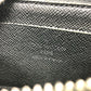 LOUIS VUITTON M63375 Taiga Porte Monnaie Jour Coin Purse in Taiga Leather, Men's, Black
