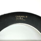CHANEL Coco Mark 00A Bracelet GP/Leather Women's Black