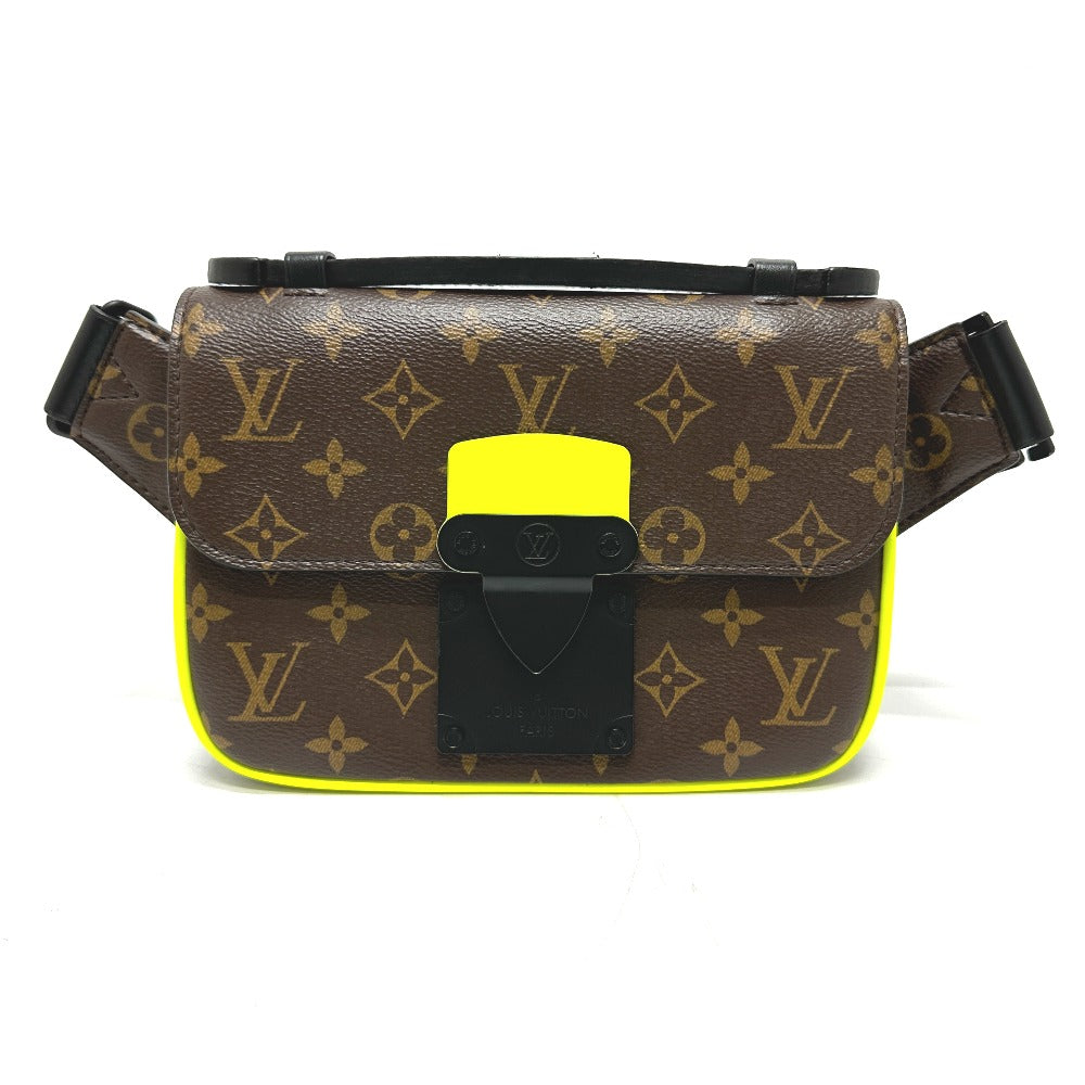 LOUIS VUITTON M45864 モノグラム Sロック スリングバック ウエストバッグ カバン ショルダーバッグ モノグラムキャンバス メンズ ブラウン