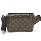 LOUIS VUITTON M45864 モノグラム Sロック スリングバック ウエストバッグ カバン ショルダーバッグ モノグラムキャンバス メンズ ブラウン