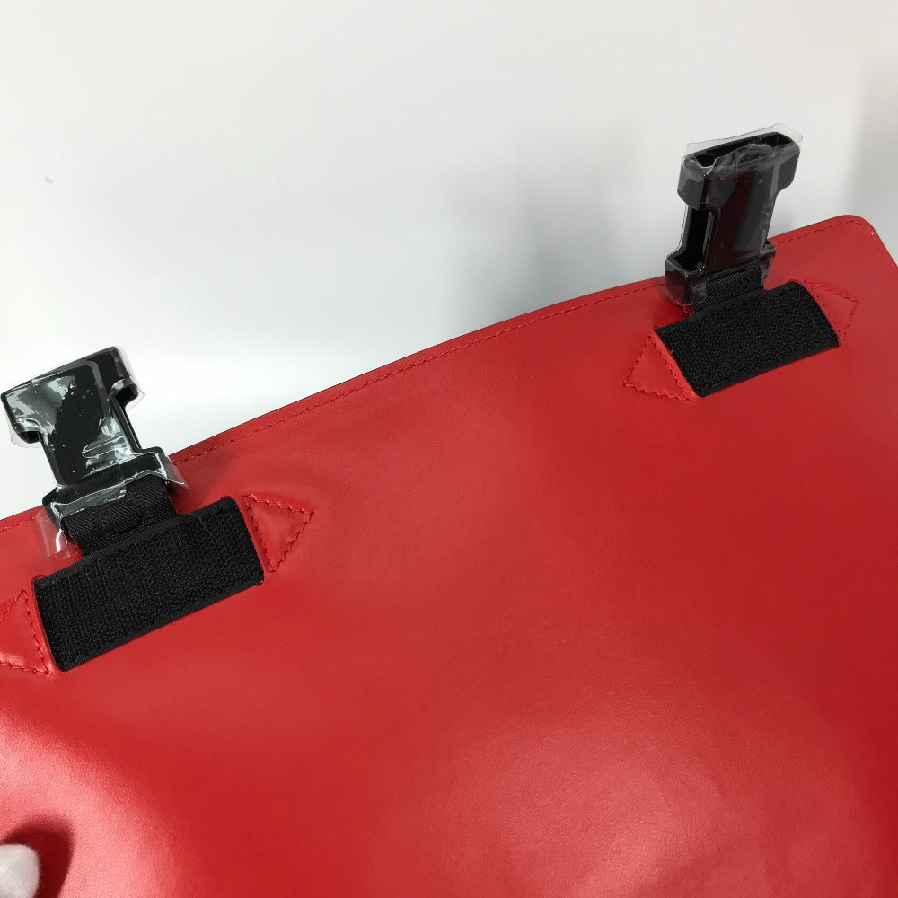 Christian Louboutin 1205006 総柄 斜め掛け ルビクリック 2WAY メッセンジャー ハンドバッグ ビジネスバッグ カバン ショルダーバッグ ナイロン メンズ ブラック/レッド