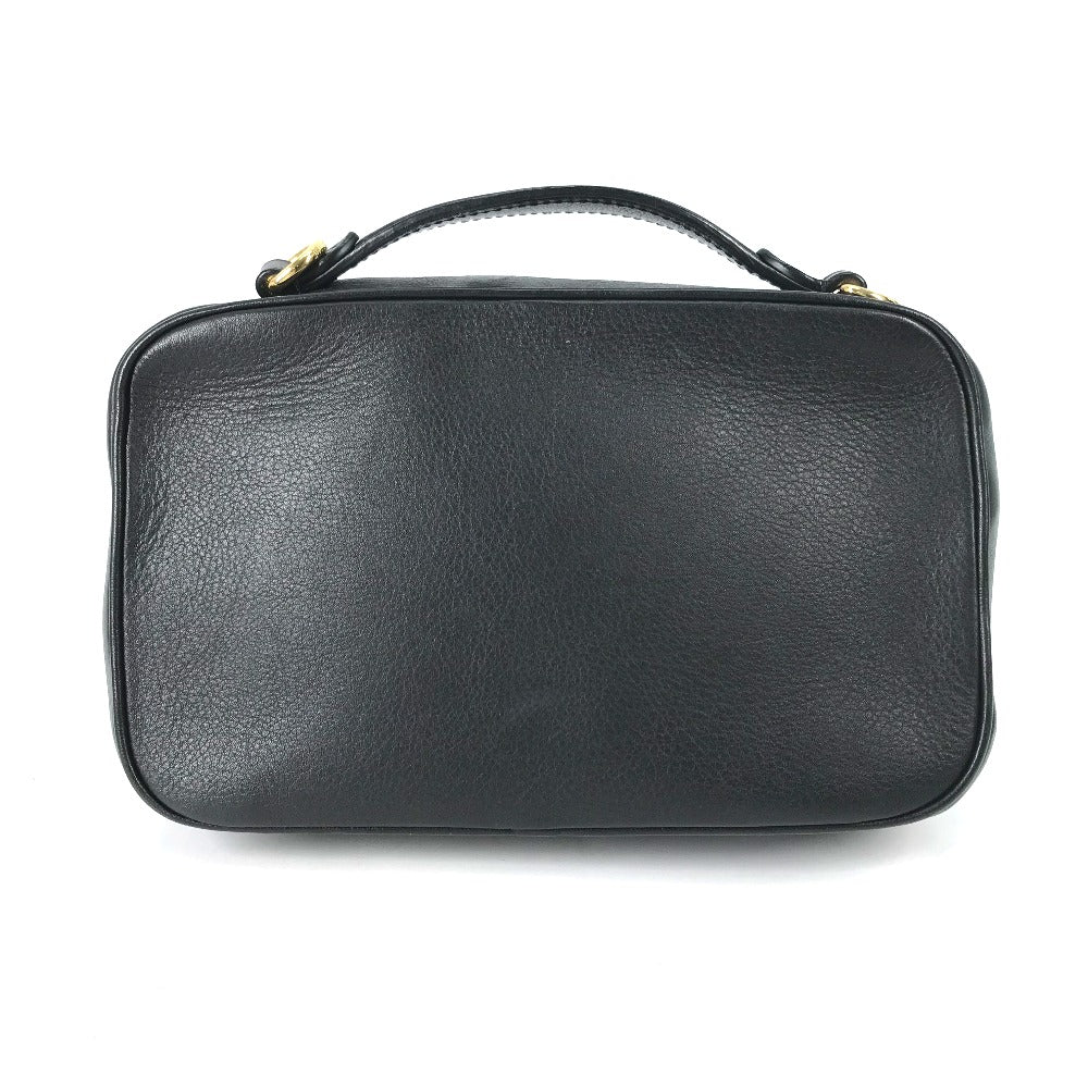 LOUIS VUITTON M80450 Monogram Utility Crossbody Bag, 2-Way Pochette/Shoulder Bag, Leather, Men's, Black