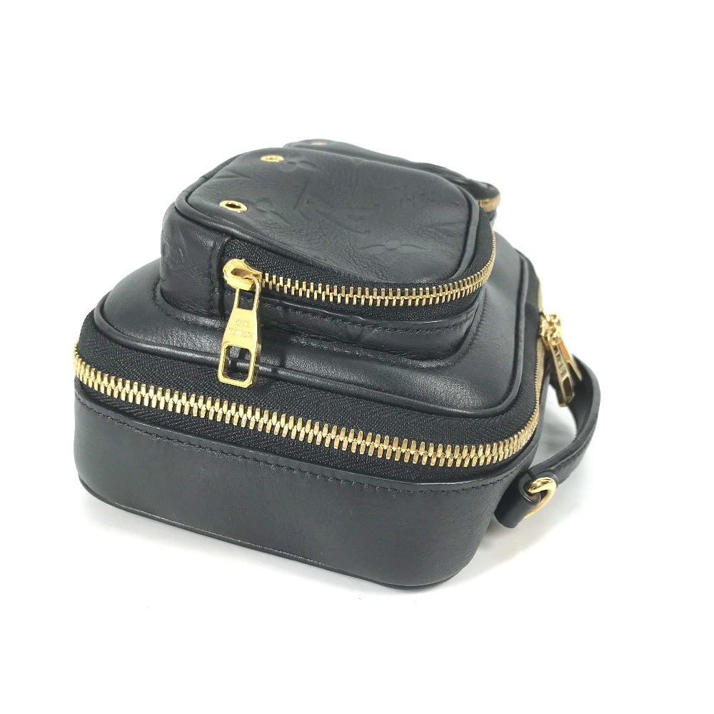 LOUIS VUITTON M80450 Monogram Utility Crossbody Bag, 2-Way Pochette/Shoulder Bag, Leather, Men's, Black