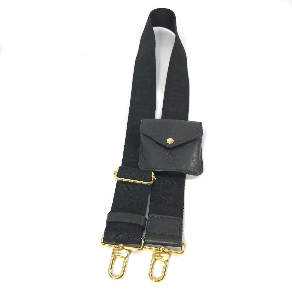 LOUIS VUITTON M80450 Monogram Utility Crossbody Bag, 2-Way Pochette/Shoulder Bag, Leather, Men's, Black