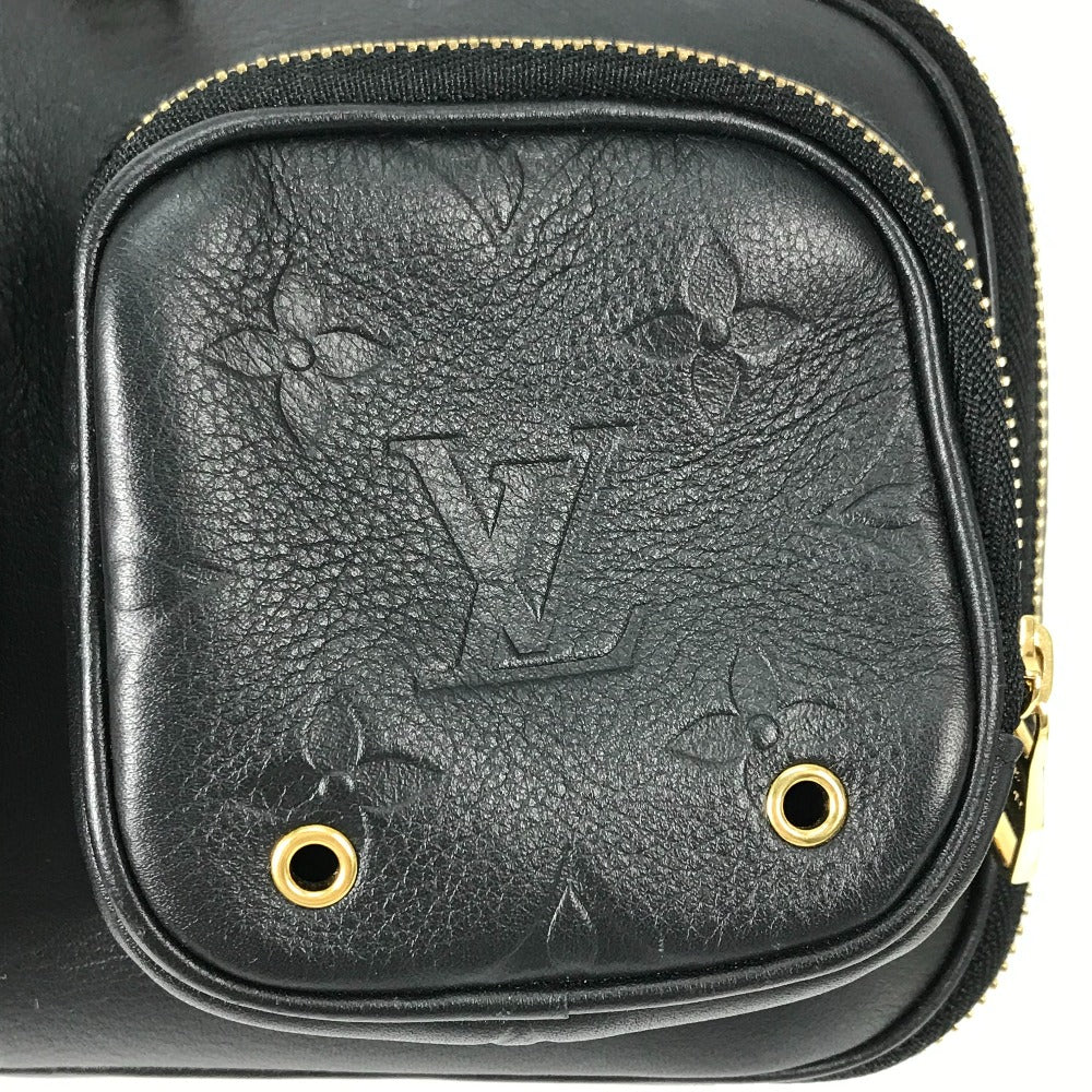 LOUIS VUITTON M80450 Monogram Utility Crossbody Bag, 2-Way Pochette/Shoulder Bag, Leather, Men's, Black