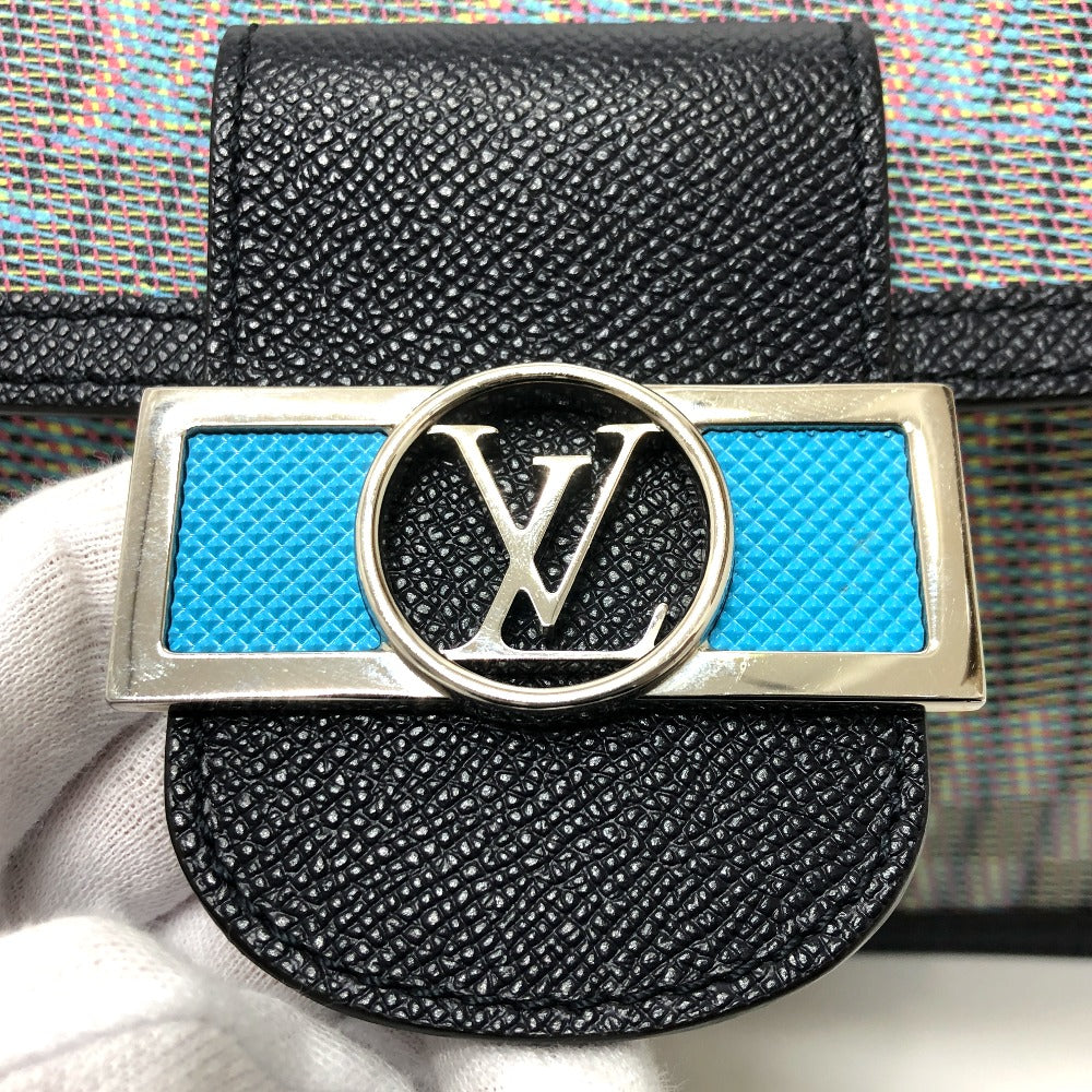 LOUIS VUITTON M55454 LV Pop Dauphine Mini Crossbody Bag, Leather Shoulder Bag, Women's, Blue