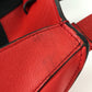 LOEWE 387.30.N60 Crossbody Hammock Bag, 2-Way Shoulder/Handbag, Leather, Women's, Red