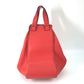 LOEWE 387.30.N60 Crossbody Hammock Bag, 2-Way Shoulder/Handbag, Leather, Women's, Red