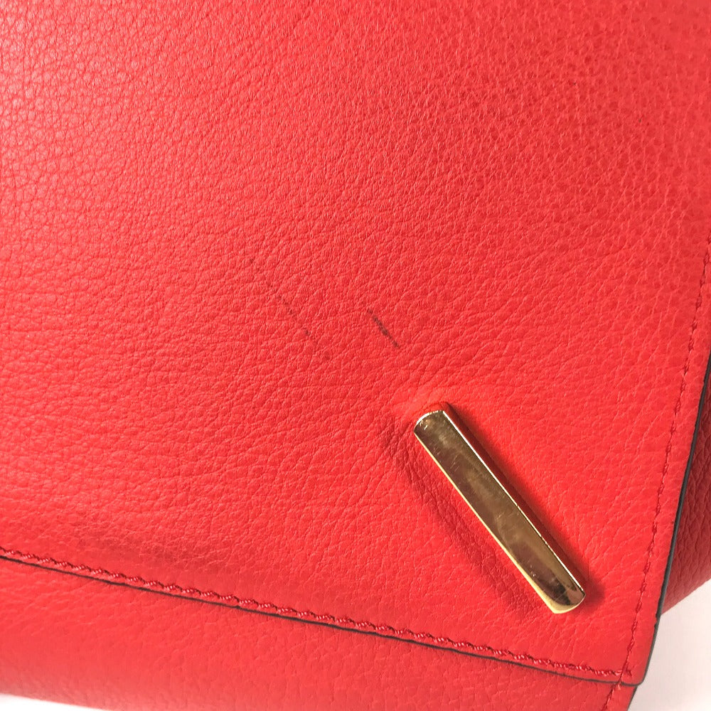 LOEWE 387.30.N60 Crossbody Hammock Bag, 2-Way Shoulder/Handbag, Leather, Women's, Red