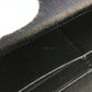 CHANEL Airline Triple Coco Long Wallet, Round Zipper, Leather, Women's, Black