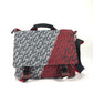 Christian Louboutin 1205006 All-Over Print Rubiclic Messenger Bag, Handbag, Crossbody Bag, 2-Way Shoulder Bag, Nylon/Leather, Men's, Red