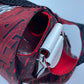 Christian Louboutin 1205006 All-Over Print Rubiclic Messenger Bag, Handbag, Crossbody Bag, 2-Way Shoulder Bag, Nylon/Leather, Men's, Red