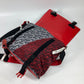 Christian Louboutin 1205006 All-Over Print Rubiclic Messenger Bag, Handbag, Crossbody Bag, 2-Way Shoulder Bag, Nylon/Leather, Men's, Red