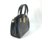 VERSACE Vintage Embossed Medusa Logo Tote Bag Shoulder Bag Handbag Leather Women's Black