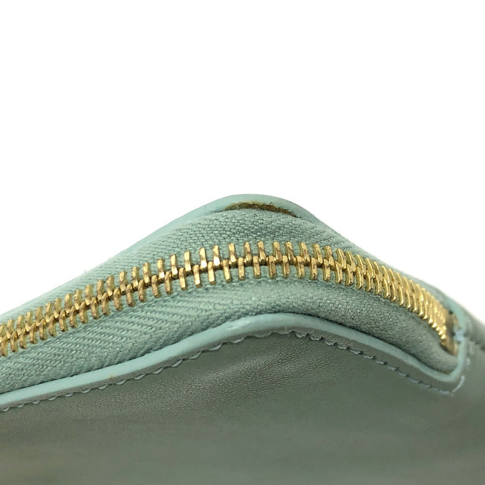 CELINE Women's Leather Second Bag, Pouch, Clutch Bag, Green