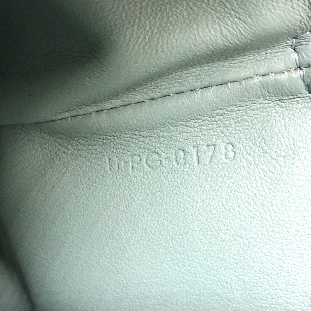 CELINE Women's Leather Second Bag, Pouch, Clutch Bag, Green