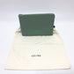 CELINE Women's Leather Second Bag, Pouch, Clutch Bag, Green
